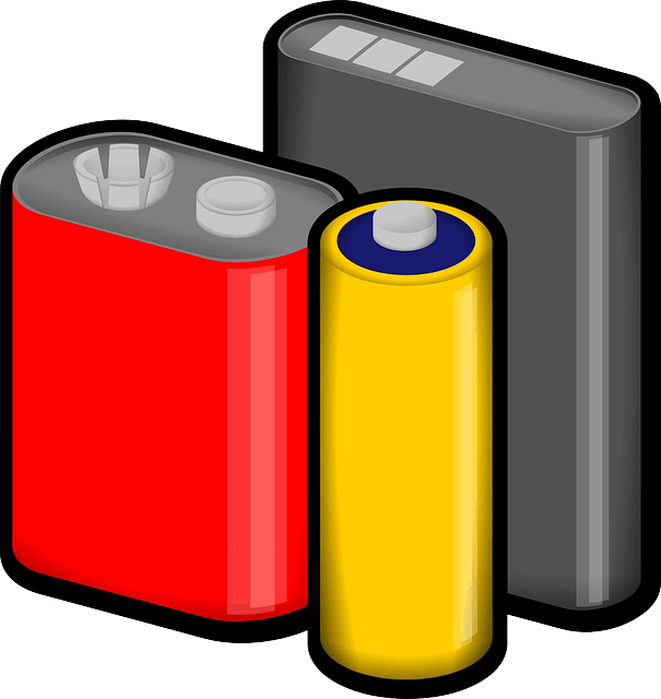 Drawing of common batteries