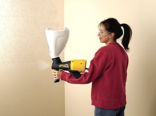 Lady using a Wagner Texture Sprayer