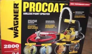 Wagner Procoat airless paint sprayer reviews