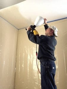 easiest way to paint a ceiling